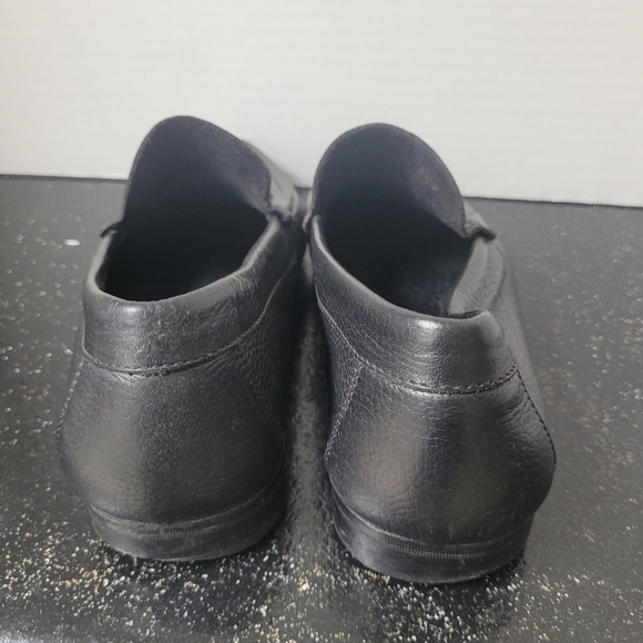 Sandrino Black Leather Horse Bit Loafers - Picture 4 of 8